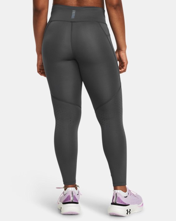 Women's UA Launch Ankle Tights, Gray, pdpMainDesktop image number 1